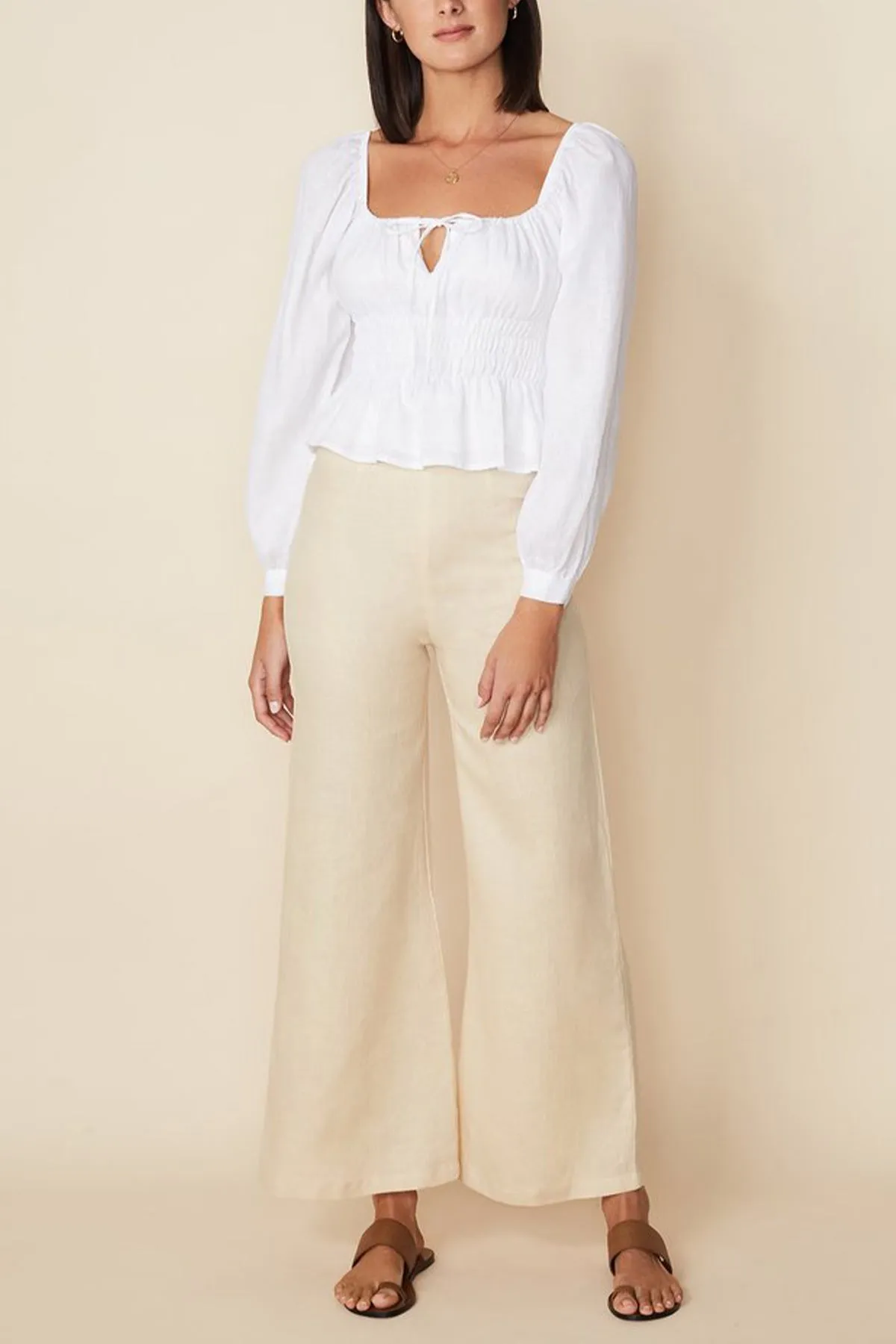 Sibyl Pants in Plain Sand