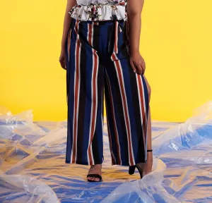 Side Slit Sexy Large Size Wide Leg Pants