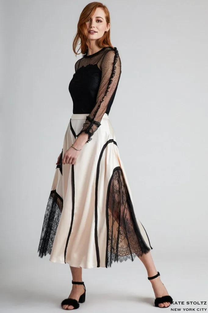 Silk Crete Skirt / Multiple Colors Available