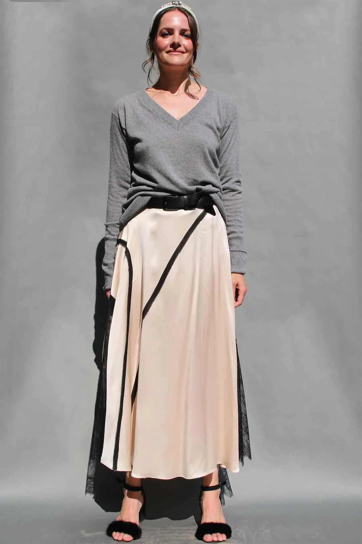 Silk Crete Skirt / Multiple Colors Available