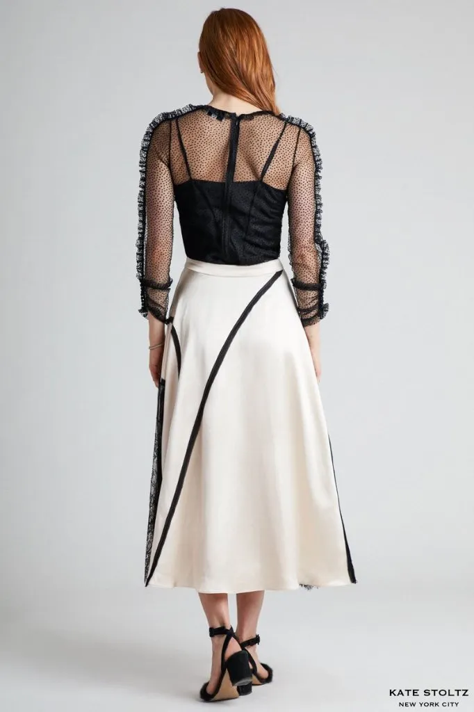 Silk Crete Skirt / Multiple Colors Available