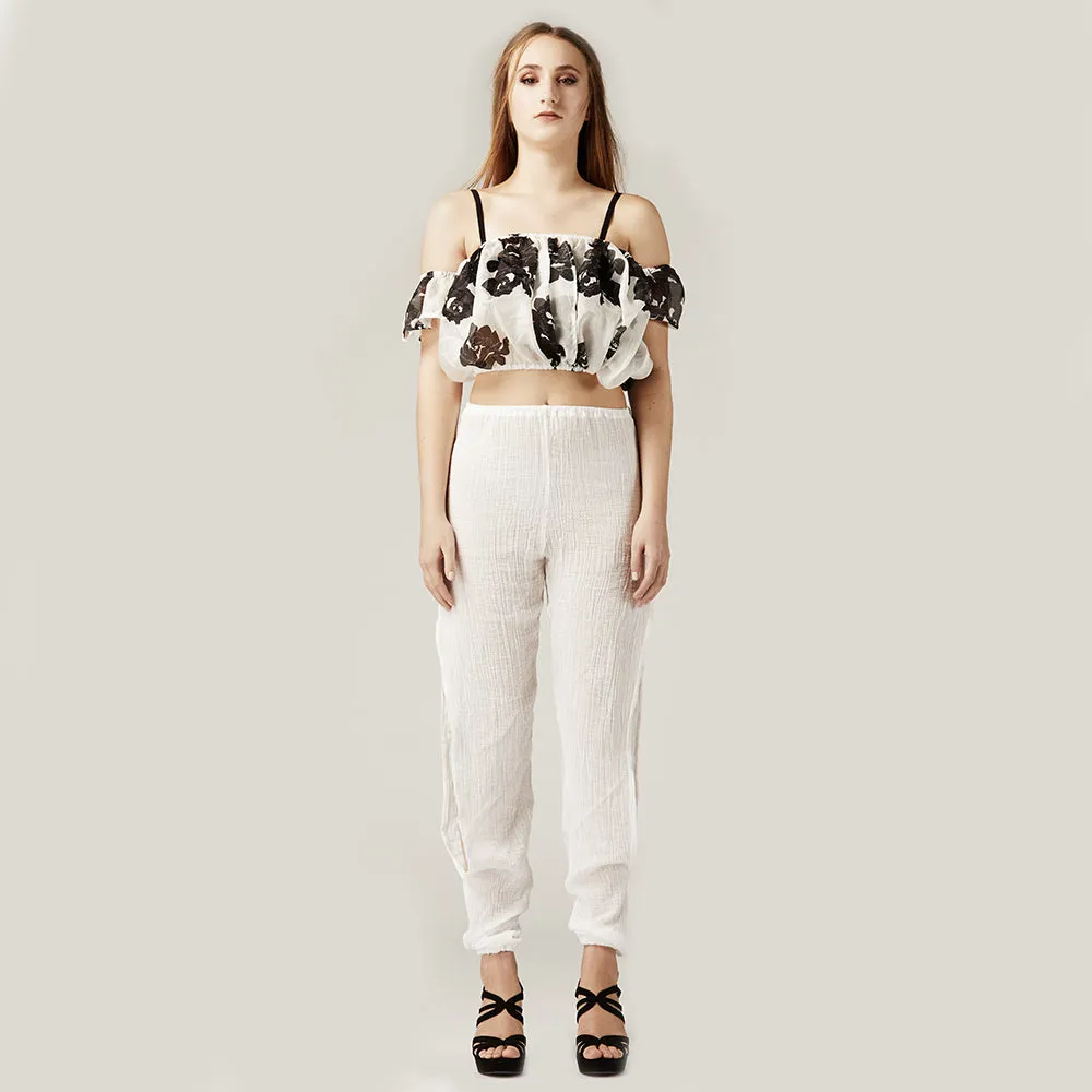 Silk Floral Top