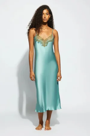 SILK LACE SLIP DRESS