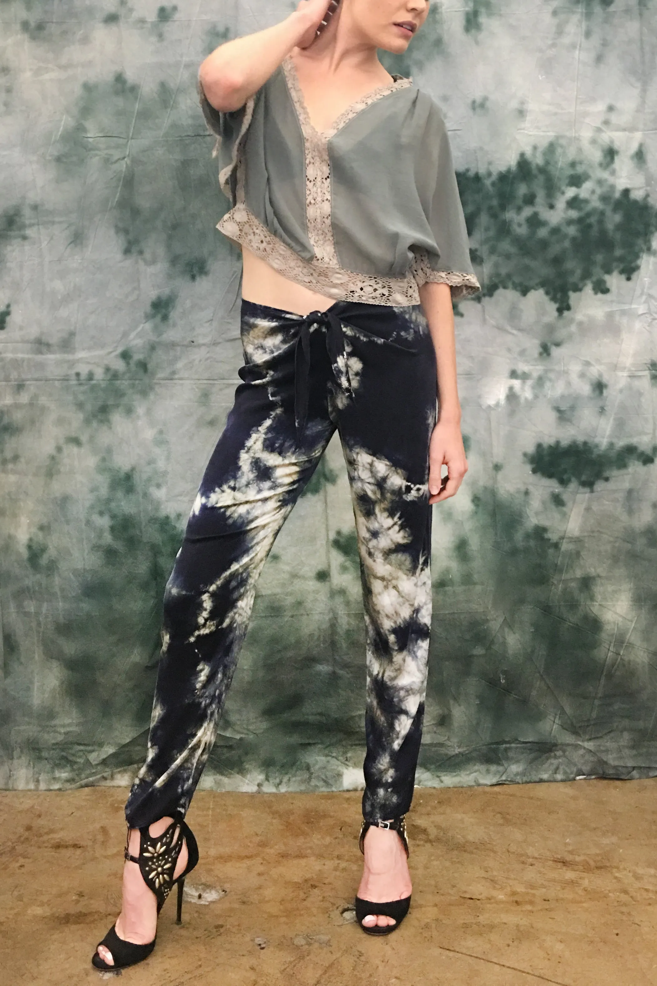 Silk Scarf Top