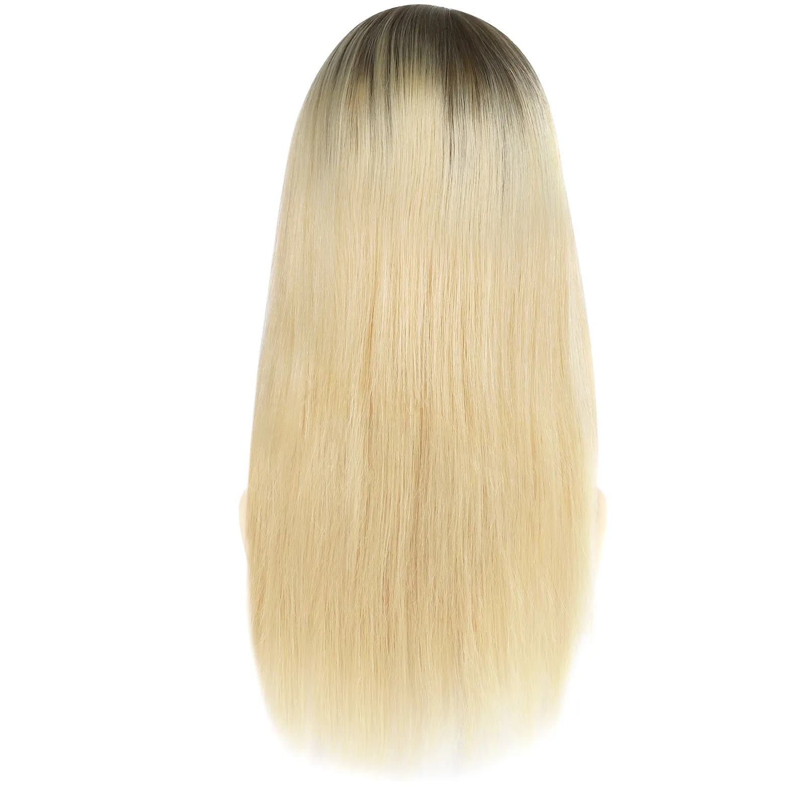 Silk Top Lace Front Wig 100% Virgin Human Hair Ombre Color T4/60#
