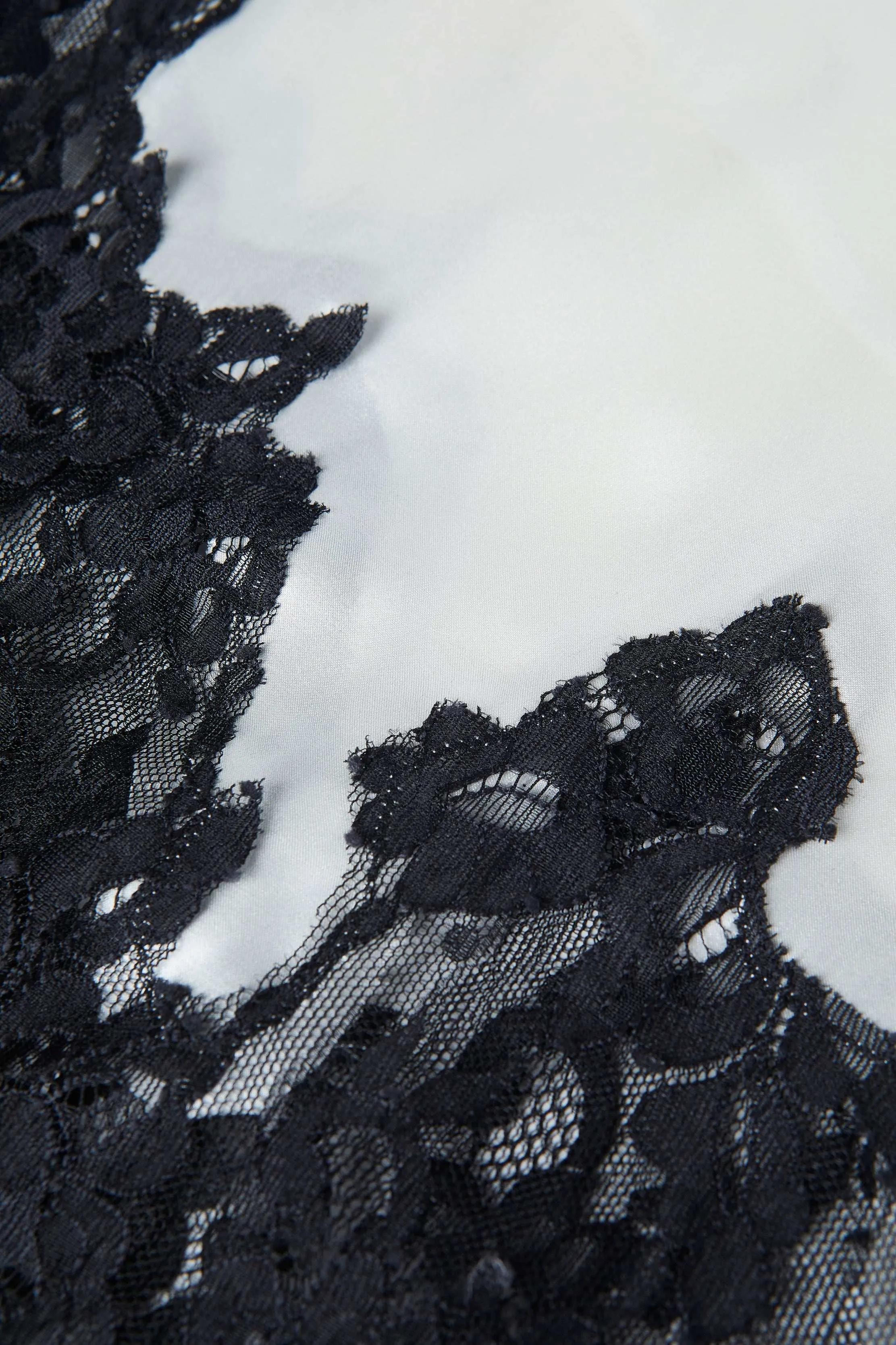 Silvana Silk Lace Gown