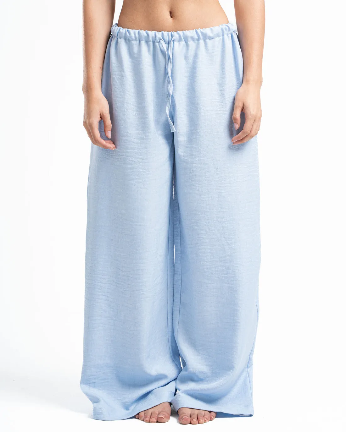Sky Blue Linen Pants