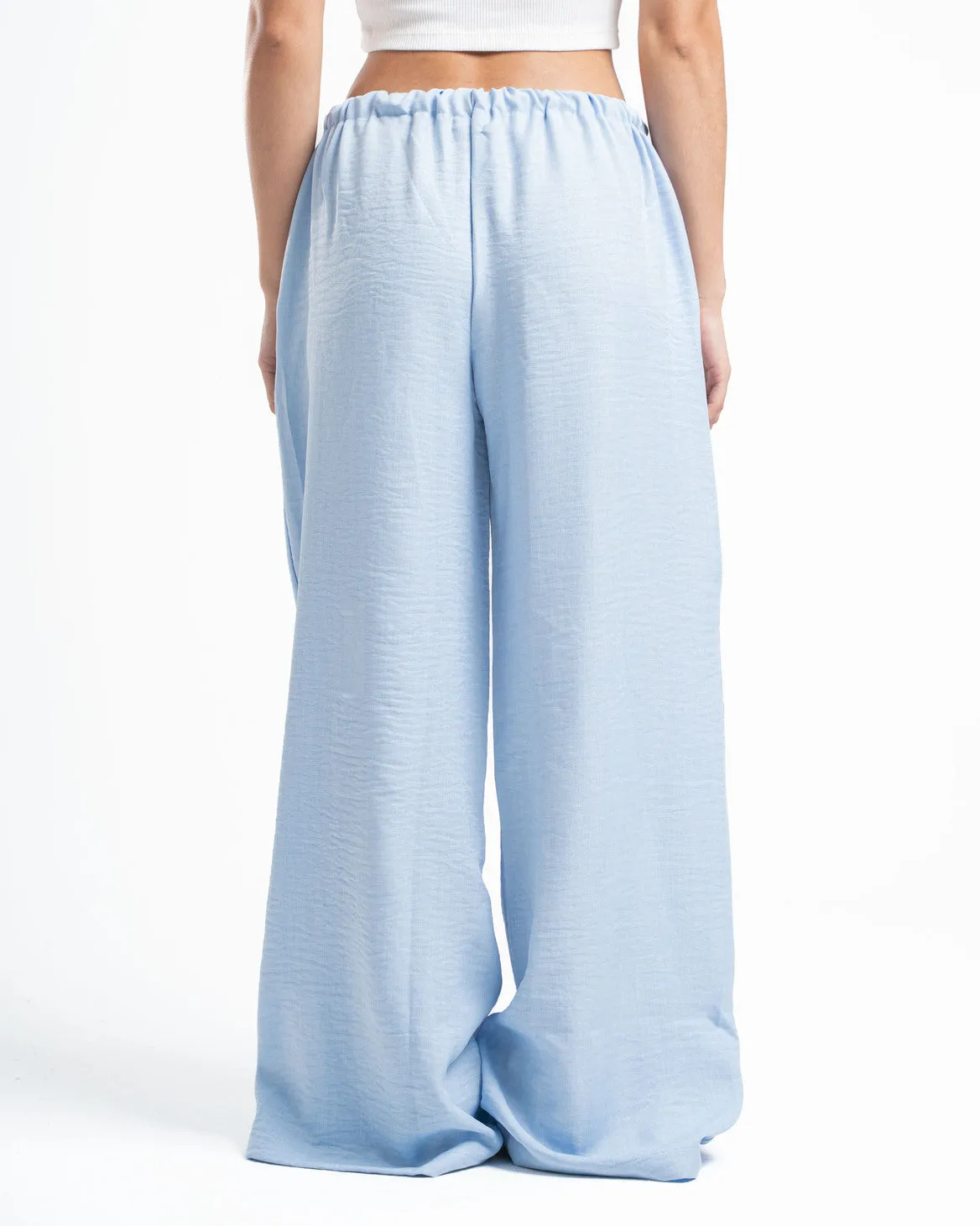 Sky Blue Linen Pants