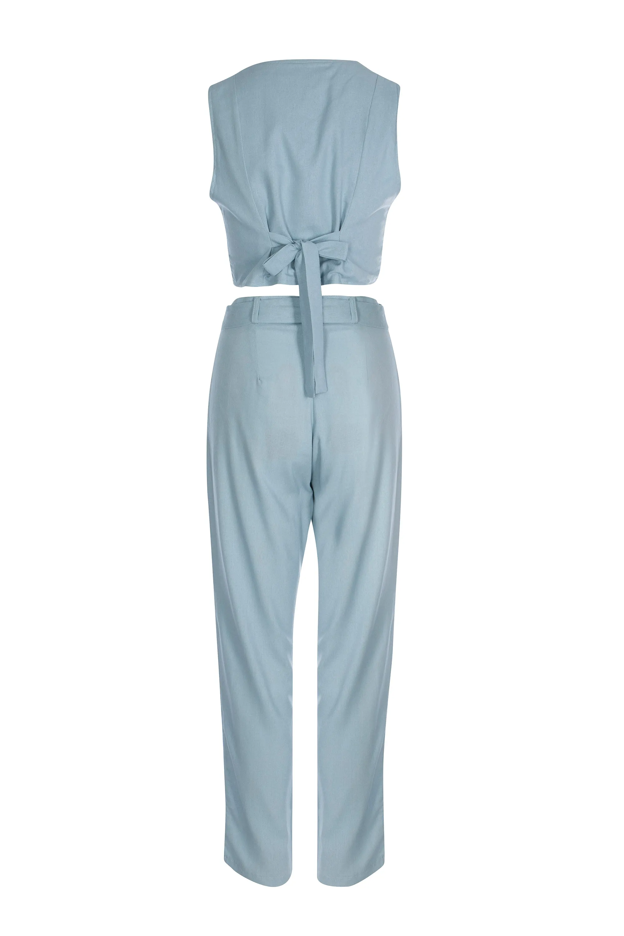 Sky - Linen waistcoat
