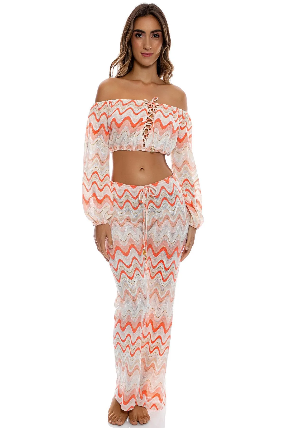 SKY WAVES - Crop Top