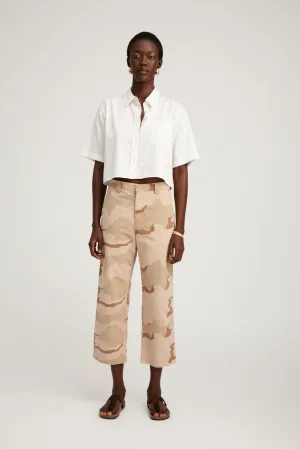 Slash Pocket Trousers in Dusty Pink
