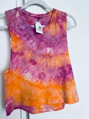 Small Ice Dye Crop Tank