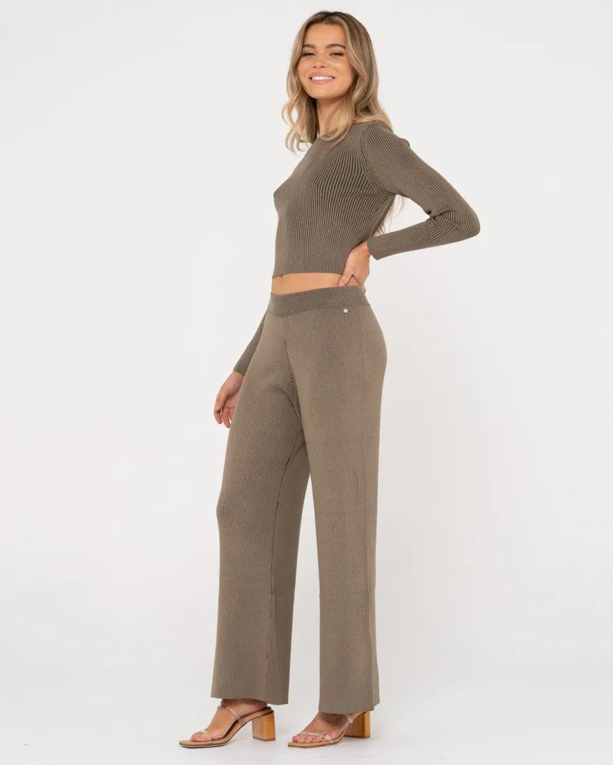 Solace Wide Leg Knit Lounge Pant