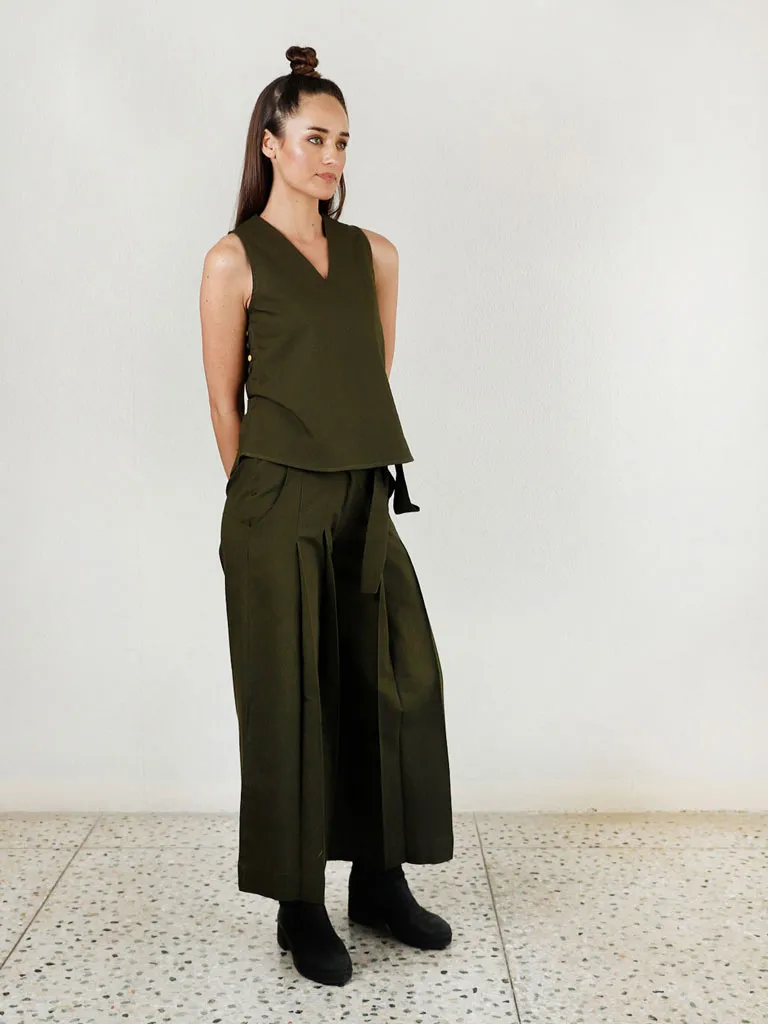 Solid Moon Olive Co-Ord