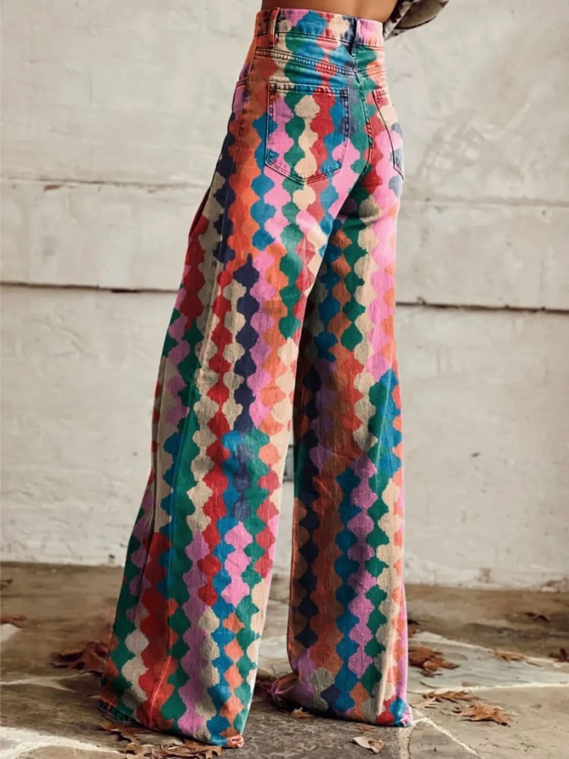 Sophie™ - Retro Cozy Wide Leg Trousers