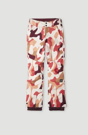 Star Printed Skihose | Purple Hiker Camo
