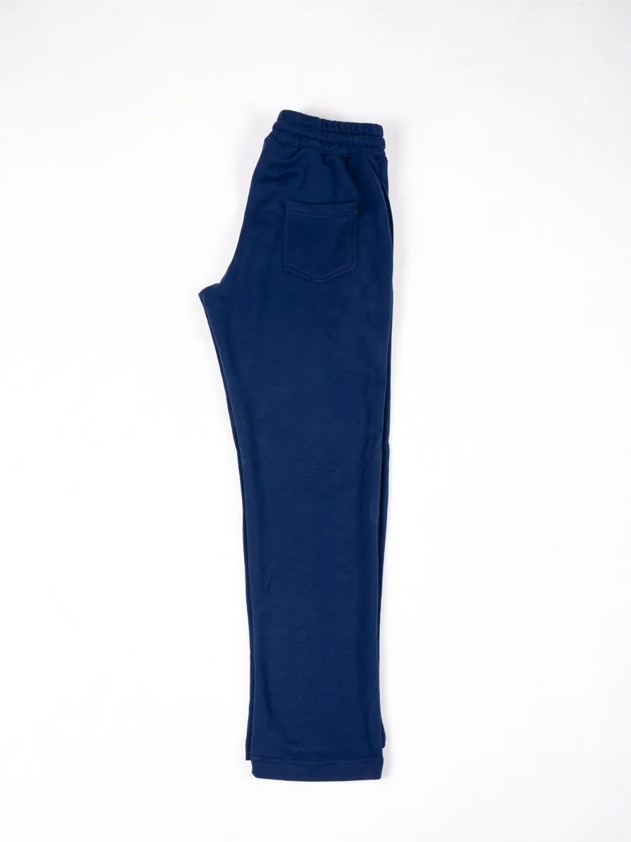 Steel Navy Relax Cotton Jogger Pants