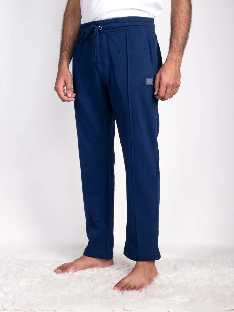 Steel Navy Relax Cotton Jogger Pants