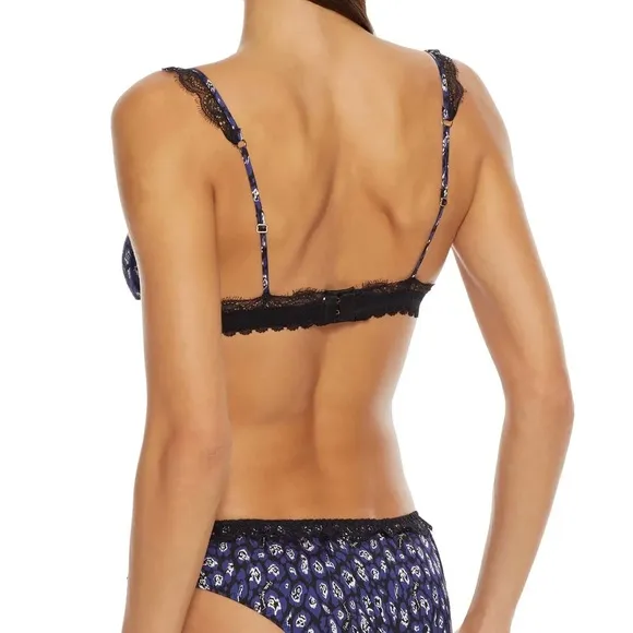 STELLA MCCARTNEY Silk &amp; Lace Bra - Bralette - Women’s Size Medium - New