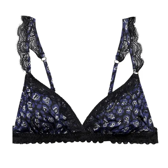 STELLA MCCARTNEY Silk &amp; Lace Bra - Bralette - Women’s Size Medium - New