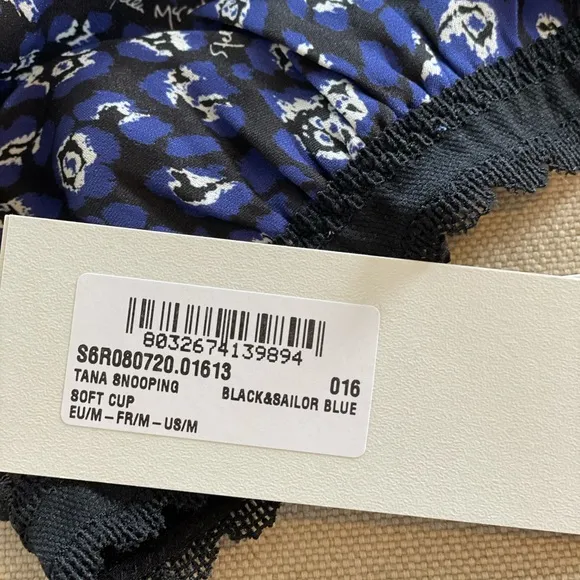 STELLA MCCARTNEY Silk &amp; Lace Bra - Bralette - Women’s Size Medium - New