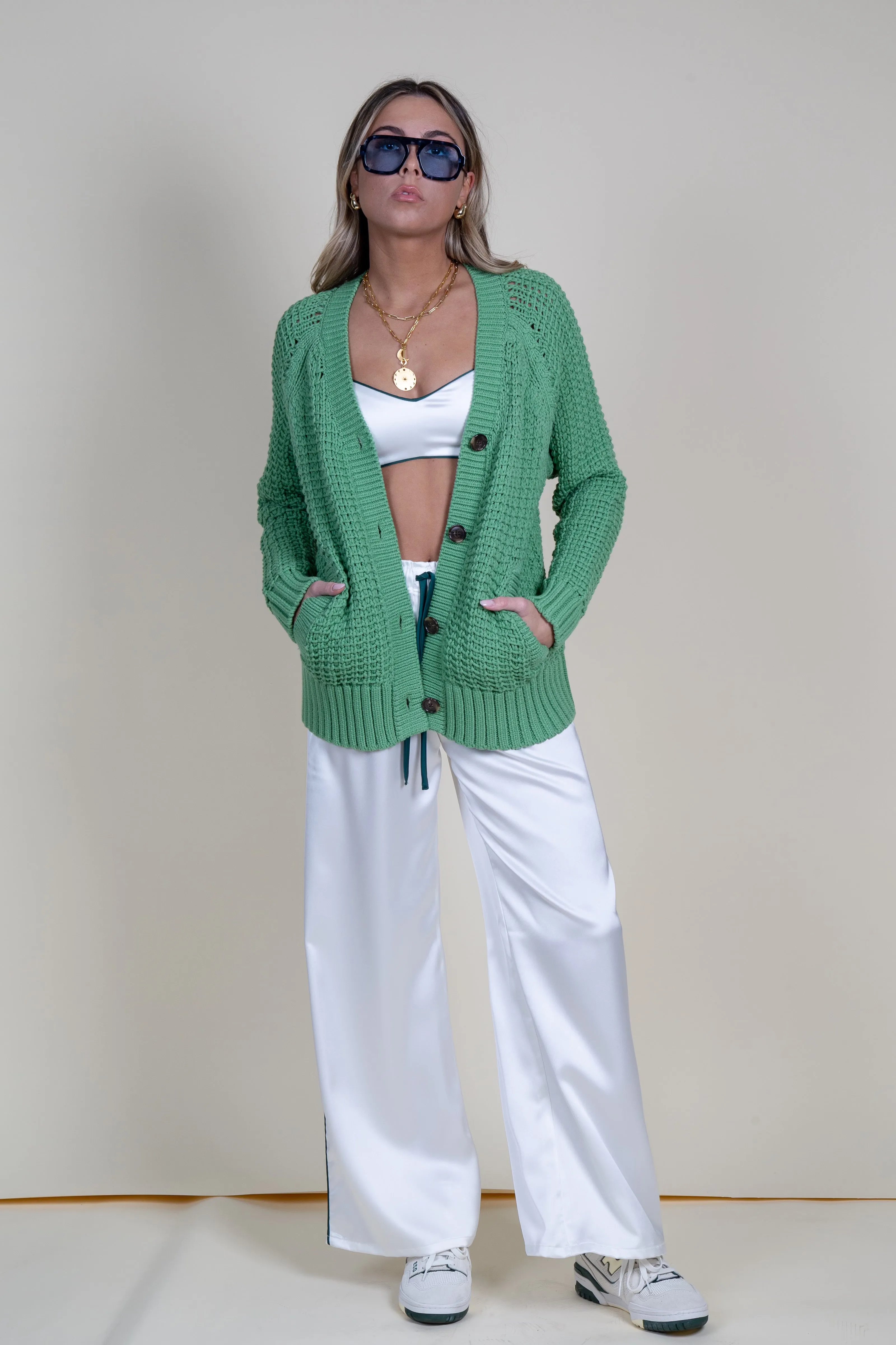 STILLWATER | The Club House Wide Leg Pant - White