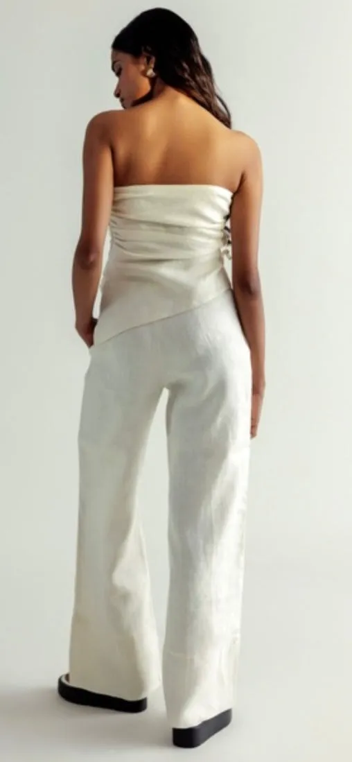 SUMMER AWAY-Gianna Pants Ivory