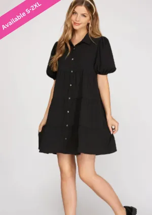 Sunday Brunch Tiered Dress