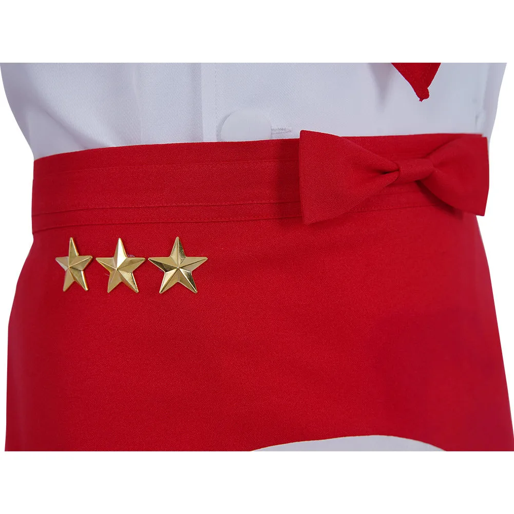Super Danganrondo 2 Halloween Carnival Outfit Hanamura Teruki Cosplay Costume Top Pants Suit