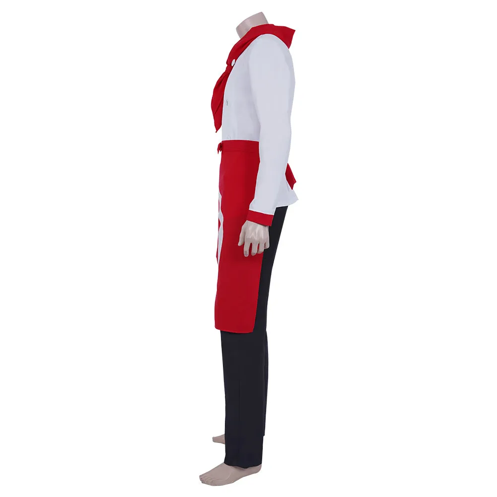 Super Danganrondo 2 Halloween Carnival Outfit Hanamura Teruki Cosplay Costume Top Pants Suit