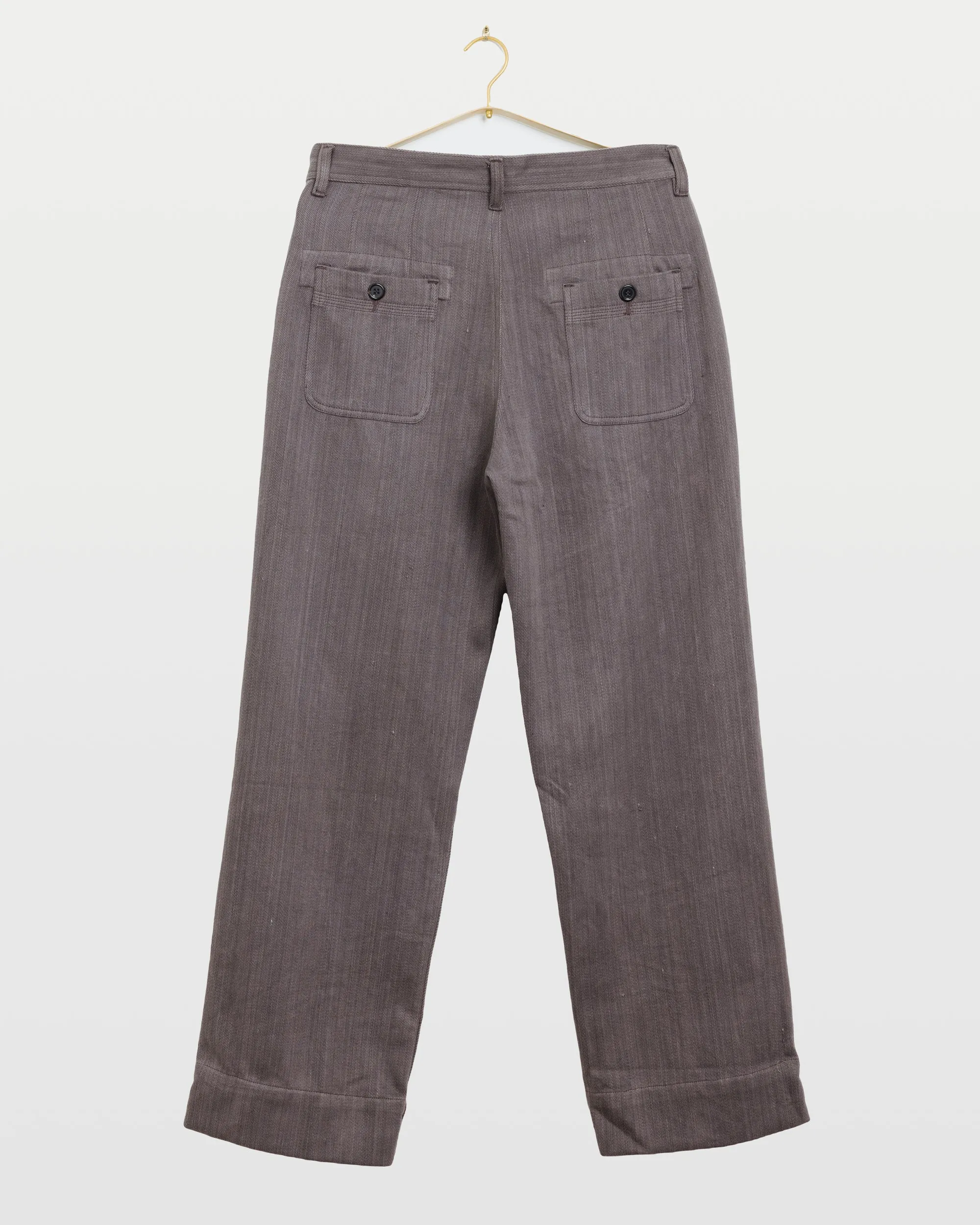 Tamal Pant Cotton Twill in Stone