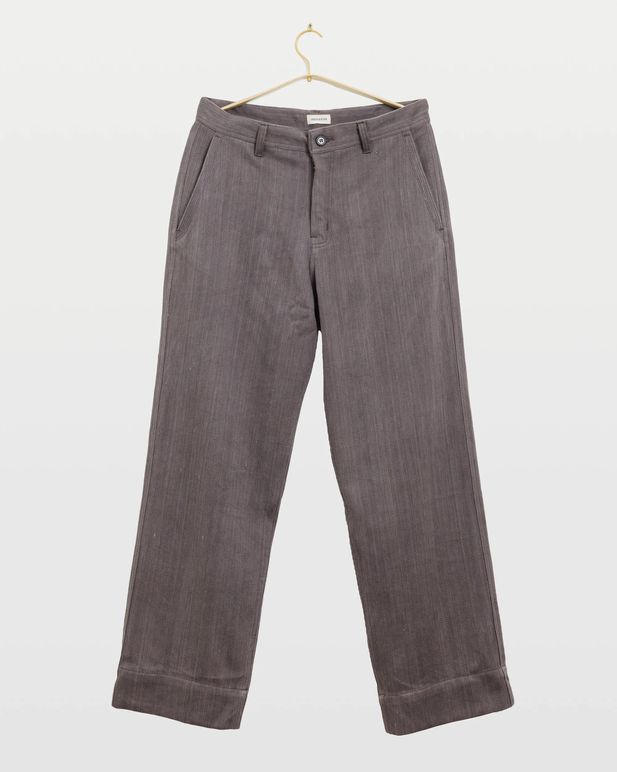 Tamal Pant Cotton Twill in Stone