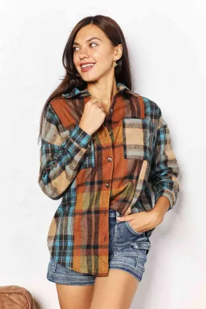 Tartan Twist Two-Tone Shacket