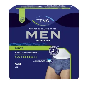 TENA Men Pants Plus S/M 12 kpl