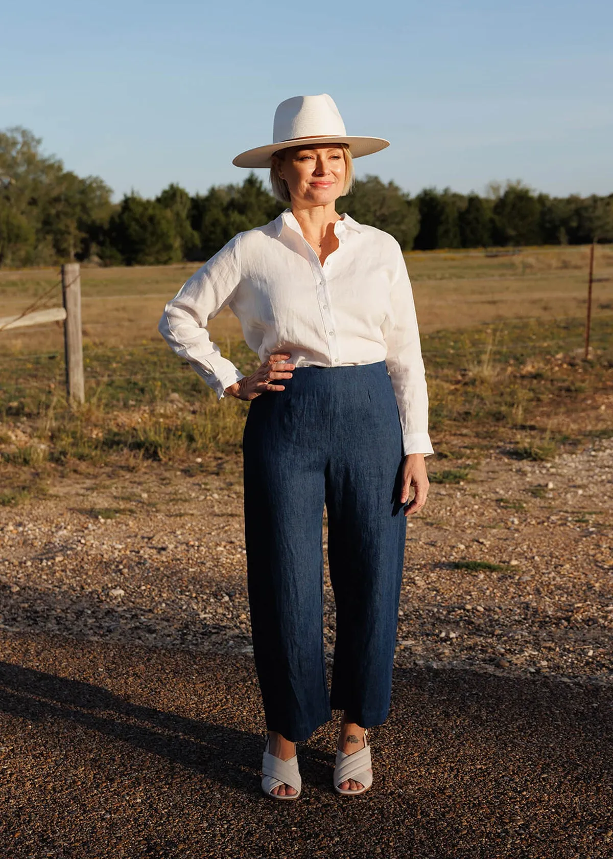 The Ali Pant in Indigo