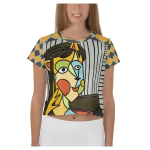 The Cubist AOP Crop Top