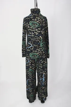 Thief & Bandit Hand Printed Snakes Pant Set