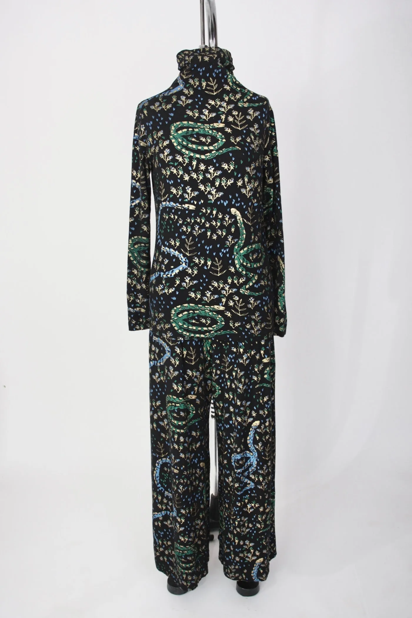 Thief & Bandit Hand Printed Snakes Pant Set