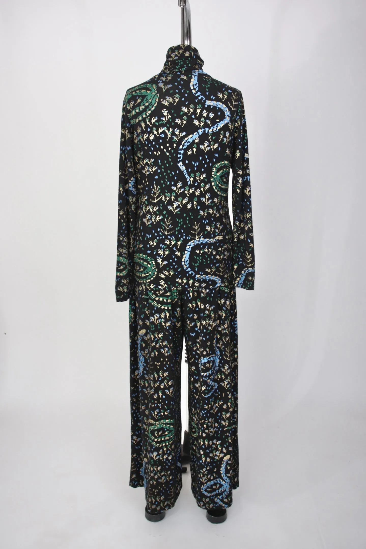 Thief & Bandit Hand Printed Snakes Pant Set