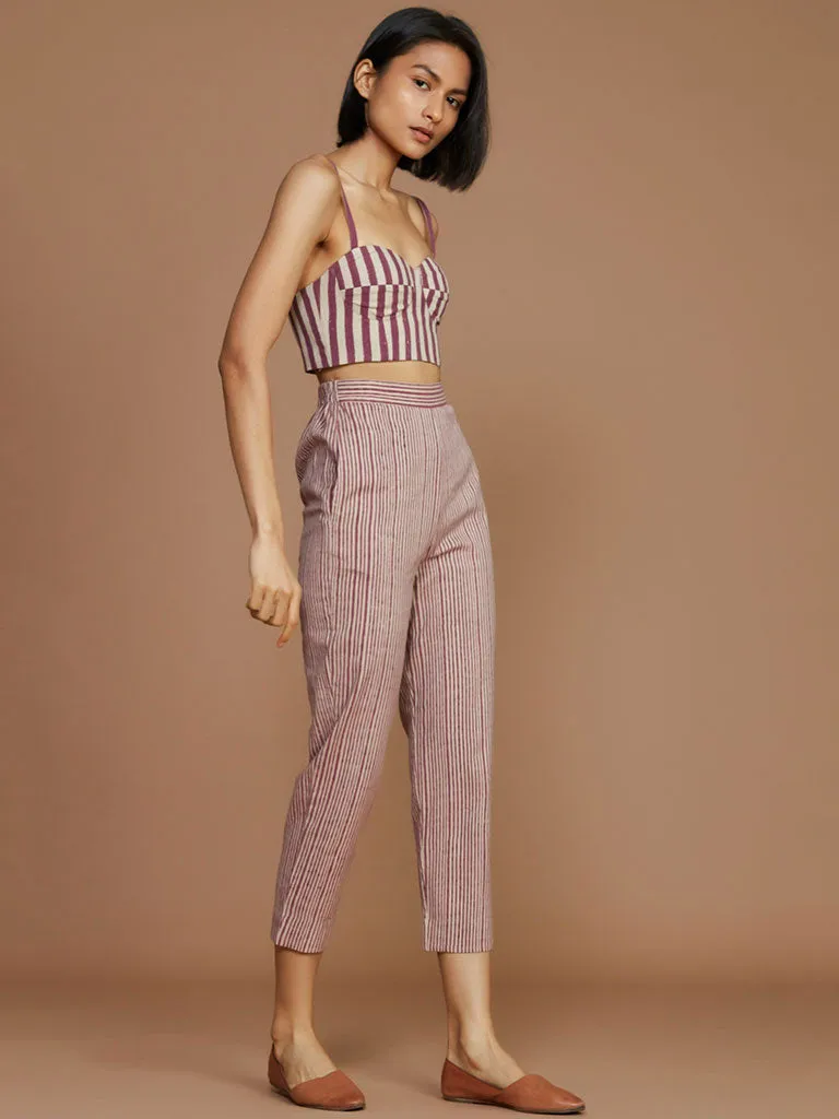 Thin Striped Pants