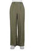 Thomas Cook Womens Isabel Linen Pant - Khaki