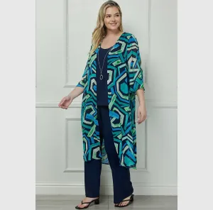Three Piece Curvy Pantsuit