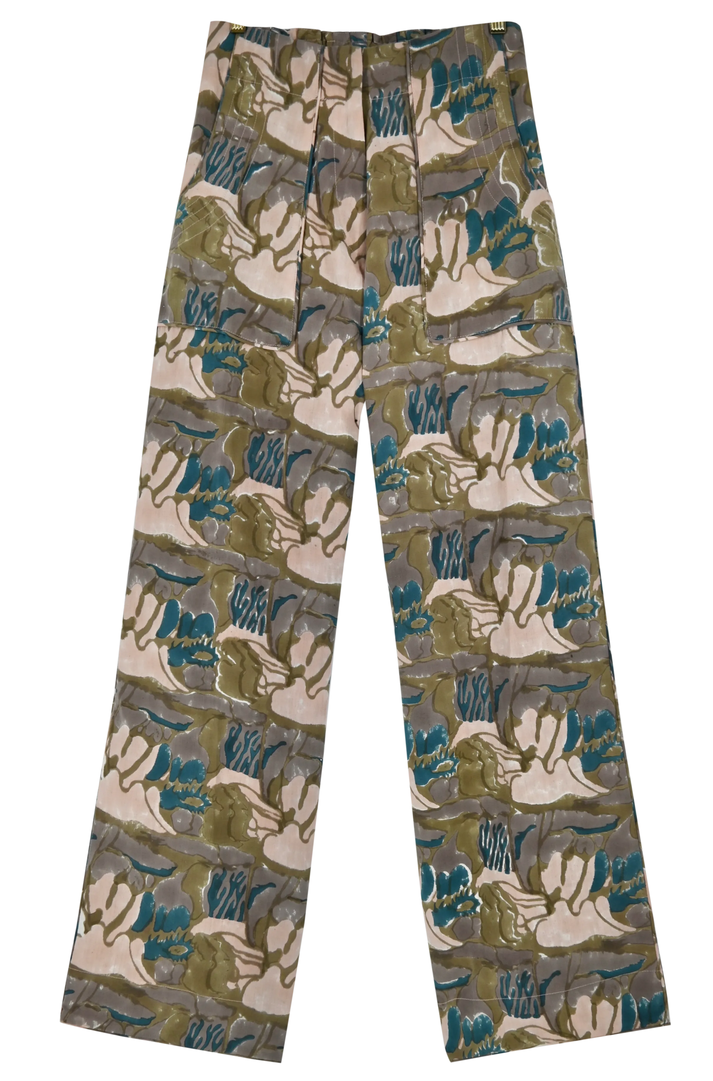 Tivot Pant in Moss Reef Print