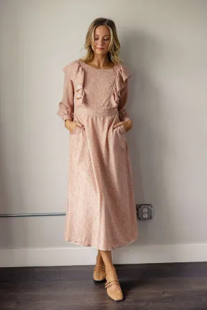True Love’s Kiss Ruffled MOM Nursing Dress
