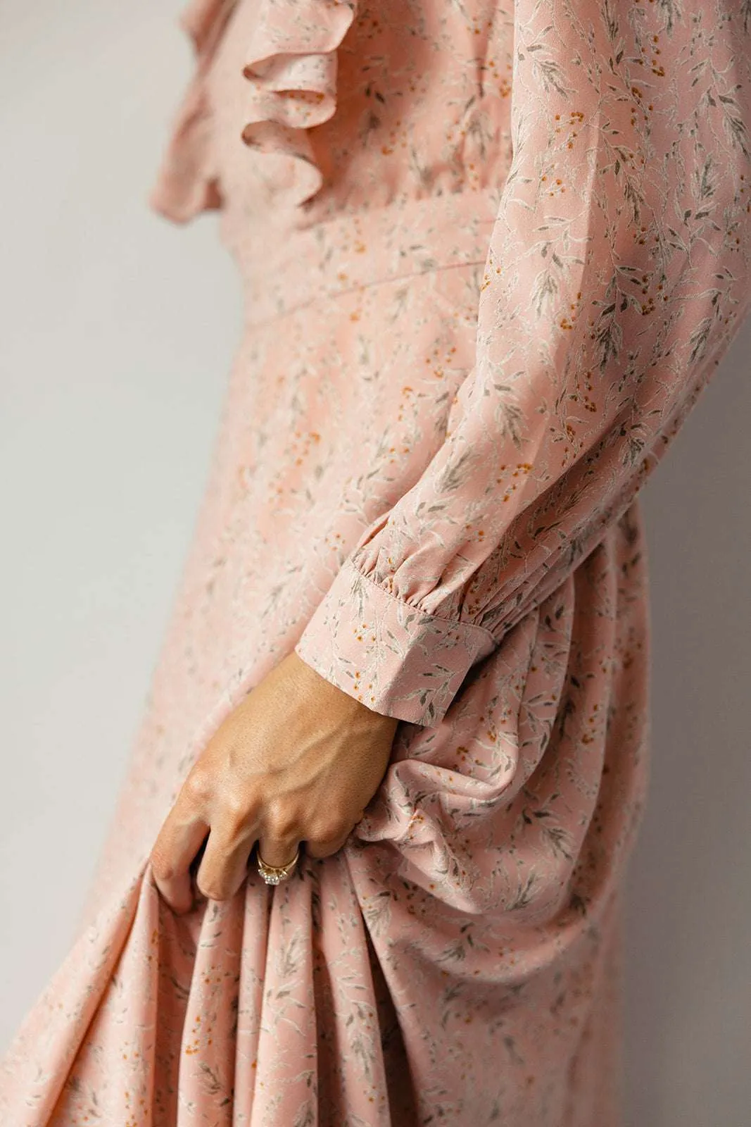 True Love’s Kiss Ruffled MOM Nursing Dress