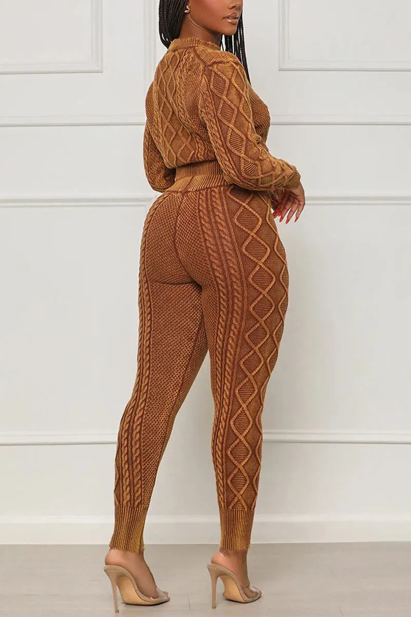 UI0223 Graphic Sweatshirt and Pants Set