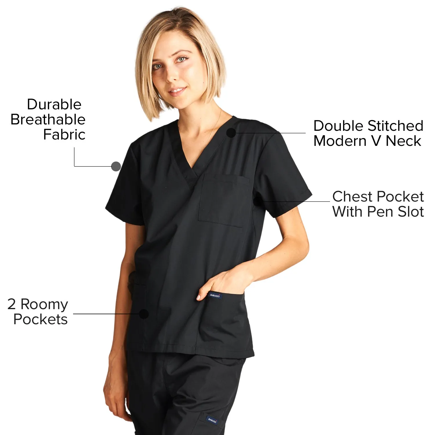 Unisex Medical Scrub Sets Cotton Blended (KV10005000)