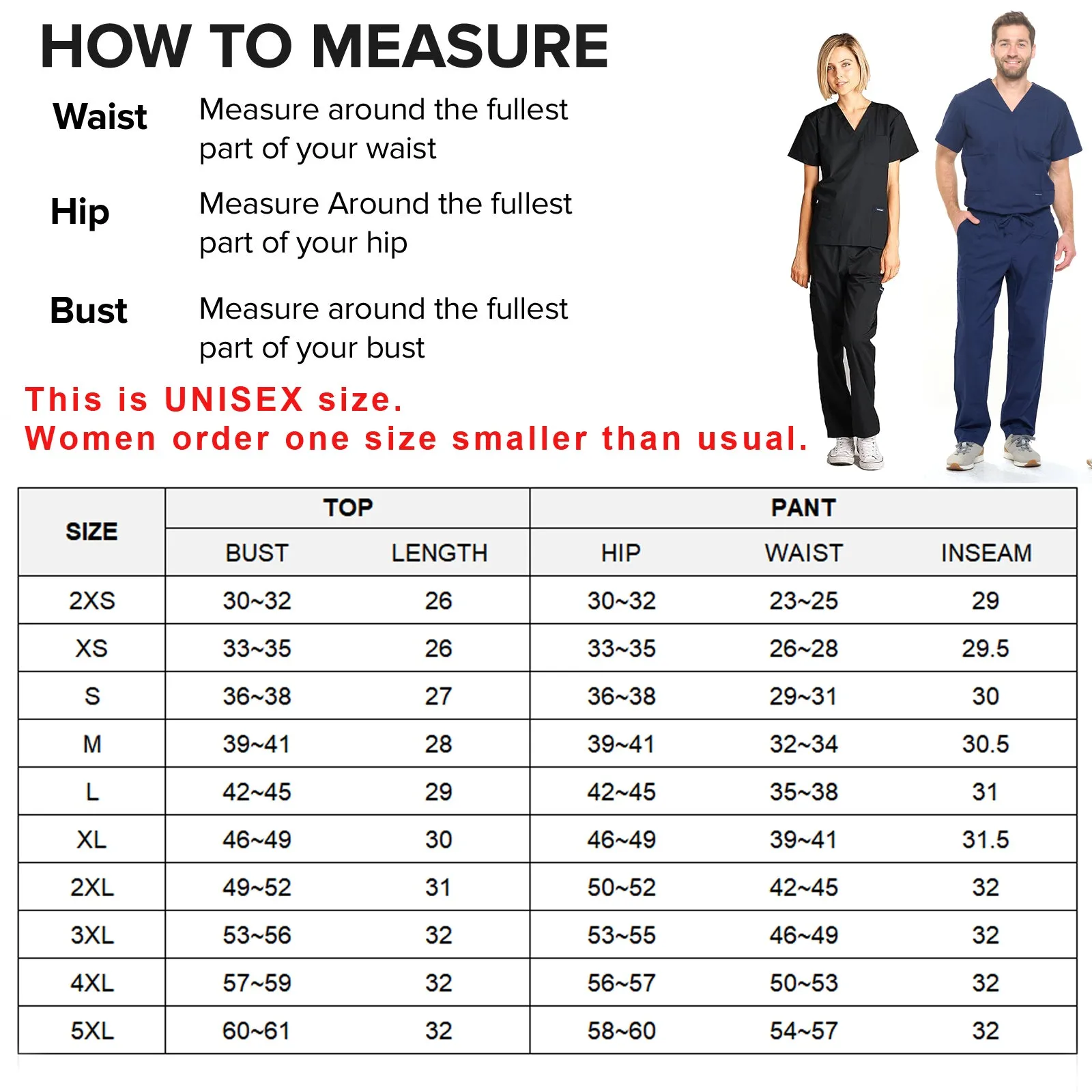 Unisex Medical Scrub Sets Cotton Blended (KV10005000)