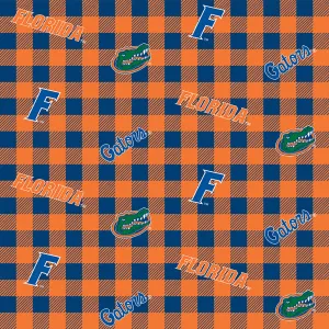 UNIVERSITY OF FLORIDA-Buffalo Plaid-100% Cotton-FL1207