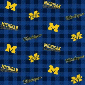 UNIVERSITY OF MICHIGAN-Buffalo Plaid-100% Cotton-MCHG1207